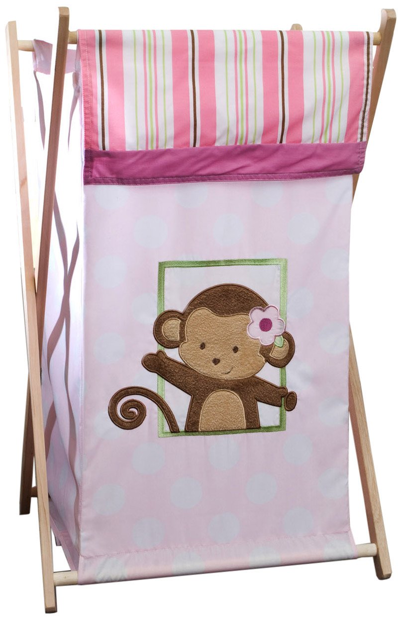 Kids Line Hamper, Sweet Monkey (Discontinued by Manufacturer)