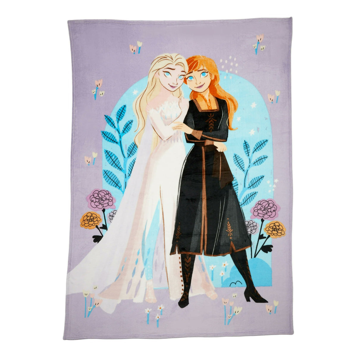 Disney Frozen Kids Plush Blanket, Twin/Full Size 62"x90"