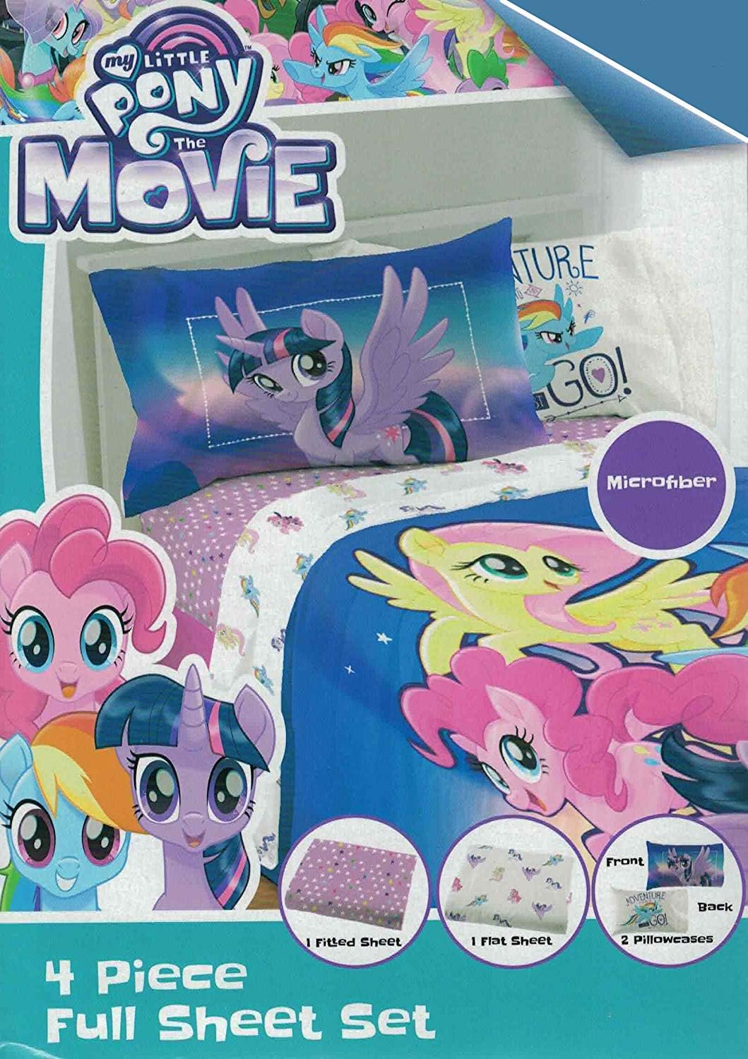 Hasbro My Little Pony Twinkle Adventure Full Size Sheet Set