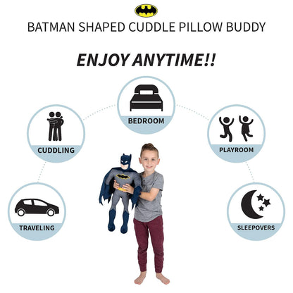 Franco Kids Batman Plush Cuddle Pillow Buddy