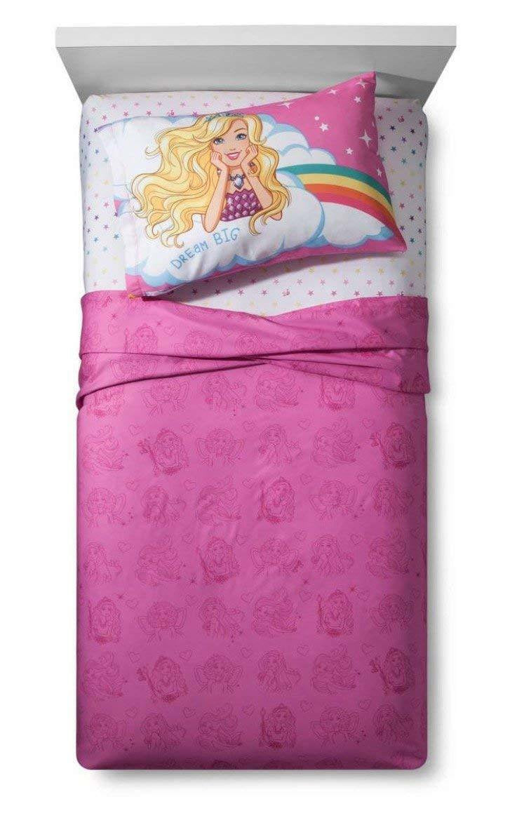 Barbie Unicorn Dreamtopia Twin Sheet Set Super Soft