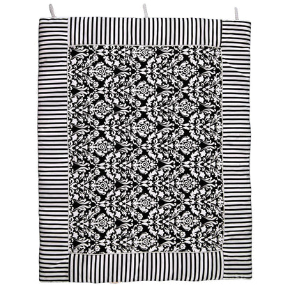 Bananafish Taylor 3 Piece Crib Bedding Set, Black, Cotton