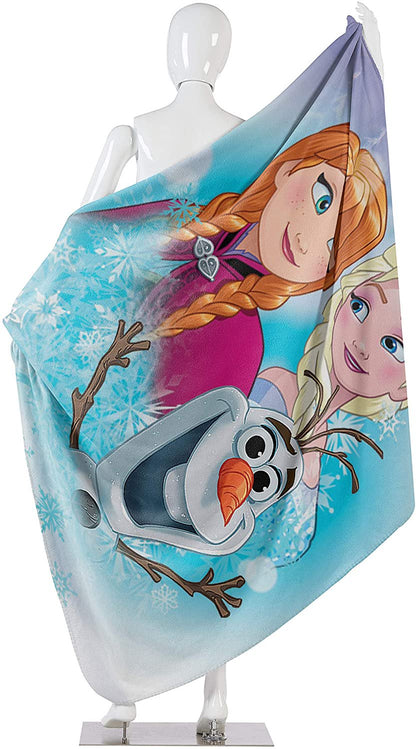 Disney Frozen, "Snow Journey" Fleece Throw Blanket, 45" x 60"