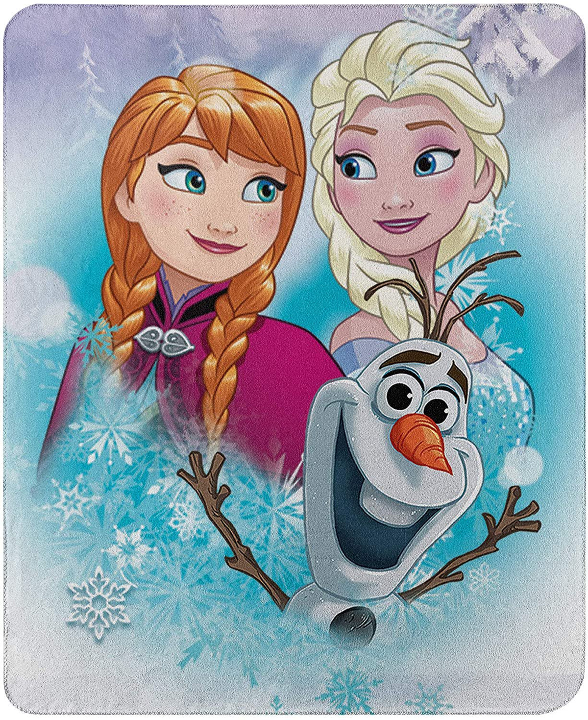 Disney Frozen, "Snow Journey" Fleece Throw Blanket, 45" x 60"