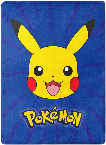 Northwest Pokemon Burst Pika Silk Touch Throw Blanket, 46" x, 60"
