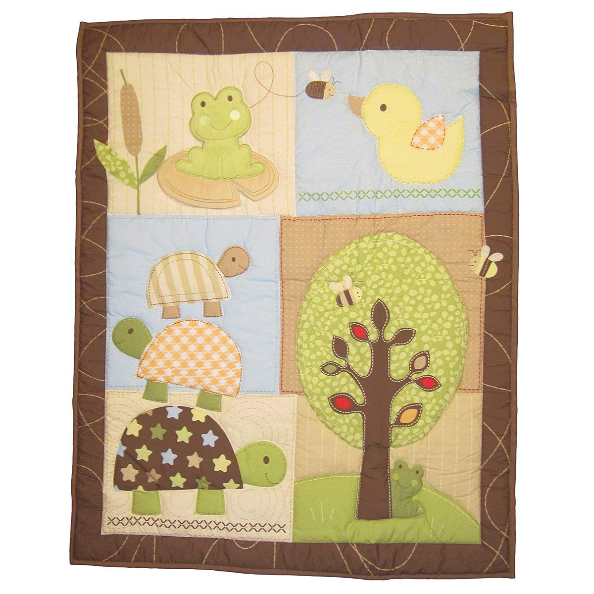 Triboro 2 Just Born 4 Pieces Crib Bedding Set Color: Busy Bee