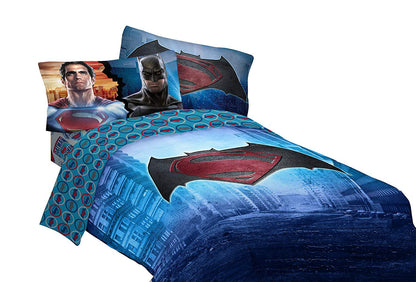 Warner Bros. 72" x 86" Batman Vs Superman World's Finest Reversible Comforter, Twin/Full
