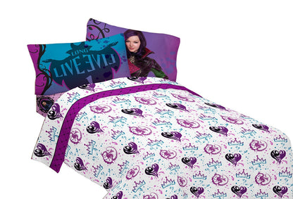 Disney The The Descendants Bad vs Good Microfiber Sheet Set, Twin
