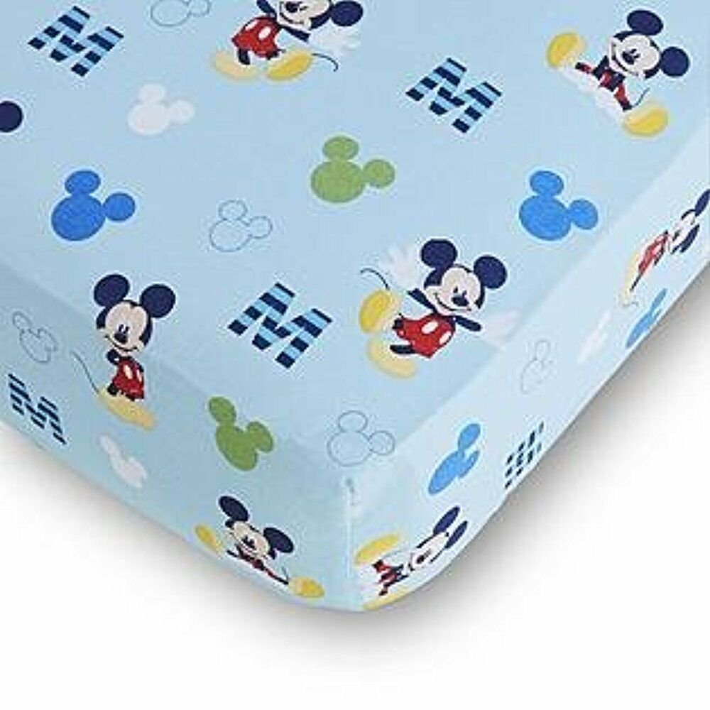 Disney Baby Mickey Mouse Fitted Crib Sheet