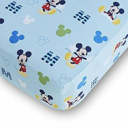 Disney Baby Mickey Mouse Fitted Crib Sheet