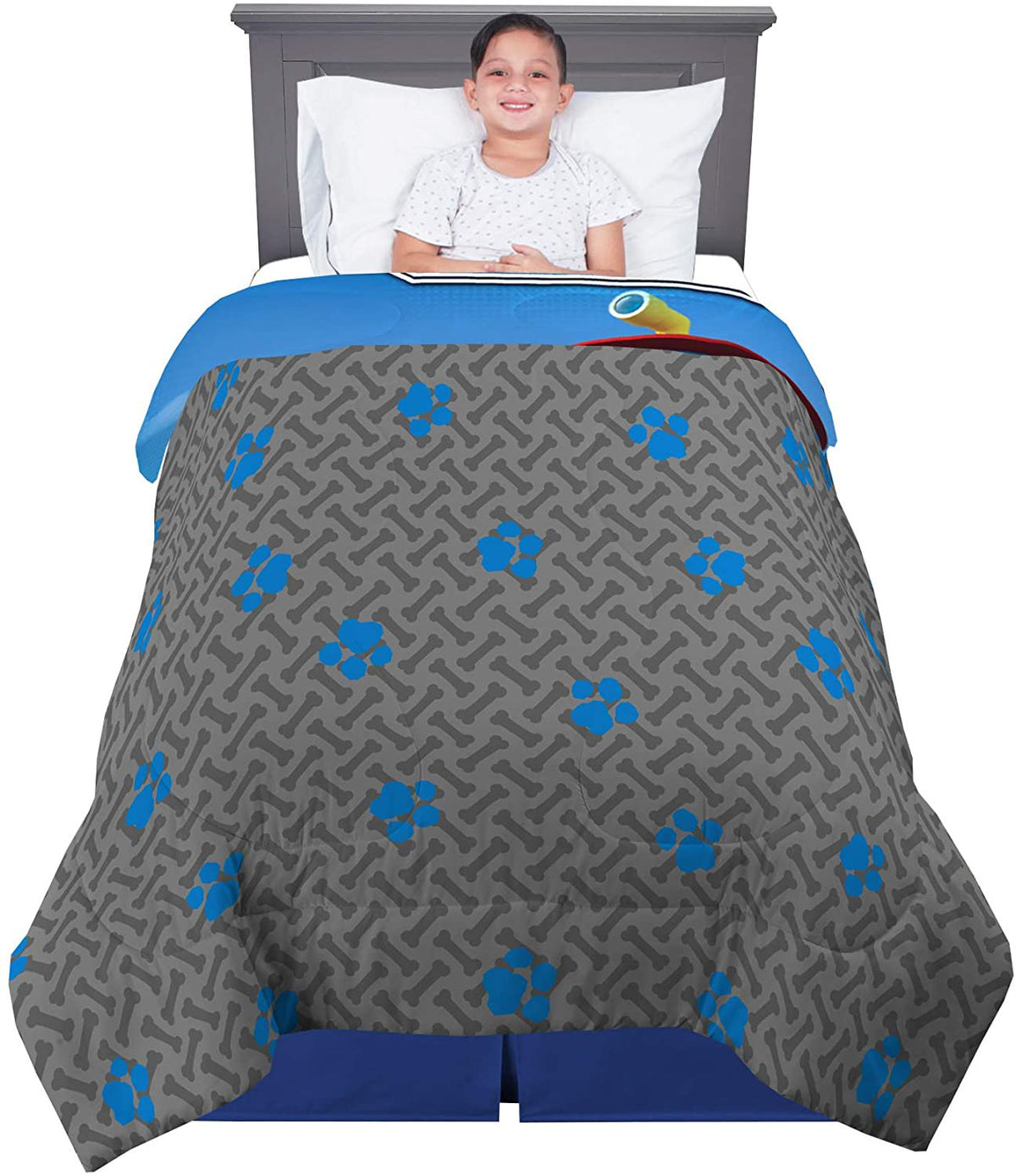 Franco Kids Bedding Super Soft Microfiber Comforter, Twin Size 64” x 86”, Paw Patrol