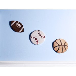 Lil' Kids - #1 Sports Fan 3-piece Wall Hanging Set