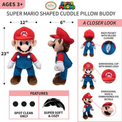 Franco Kids Bedding Super Soft Plush Cuddle Pillow Buddy, (Officially Licensed Product)