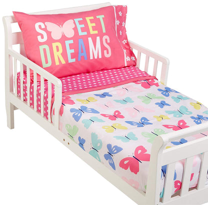 Carter's Butterflies 4-Piece Toddler Bedding Set for Girls