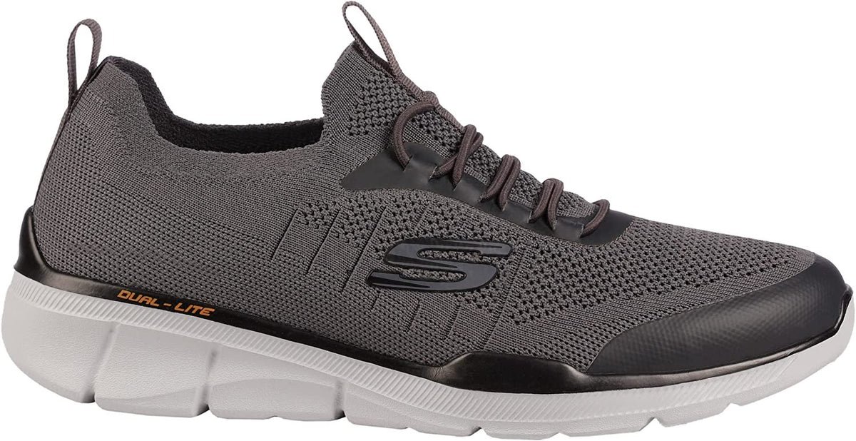 Skechers Men's Memory Foam Mesh Knit Bungee Lace Athletic Sneaker
