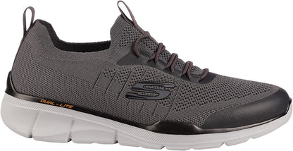 Skechers Men's Memory Foam Mesh Knit Bungee Lace Athletic Sneaker