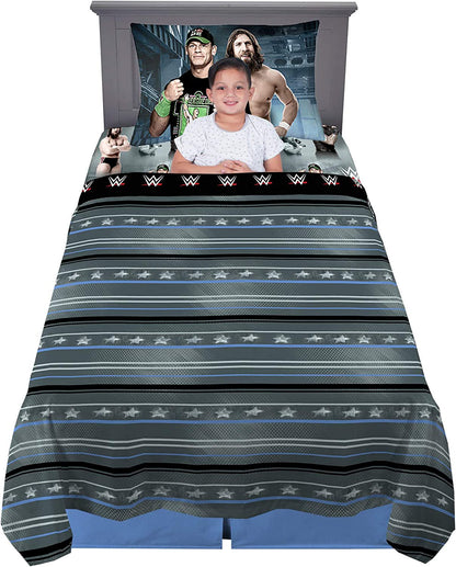 Franco Kids WWE Industrial Strength Twin Sheet Set