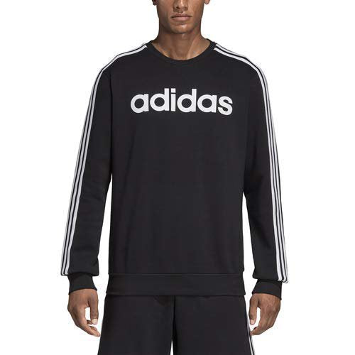 adidas Men's Essentials 3-stripes Fleece Crew Sweatshirt