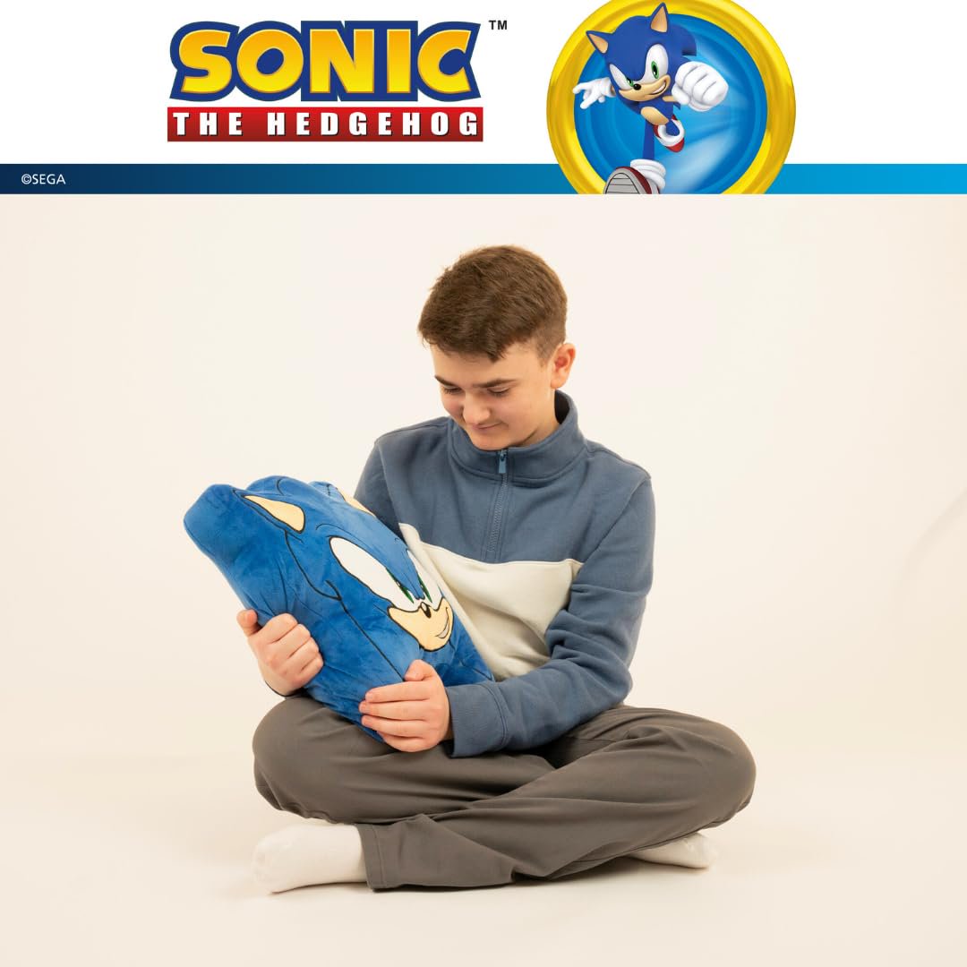 Franco Sonic The Hedgehog Anime Decorative Throw Pillow, 16" Inch