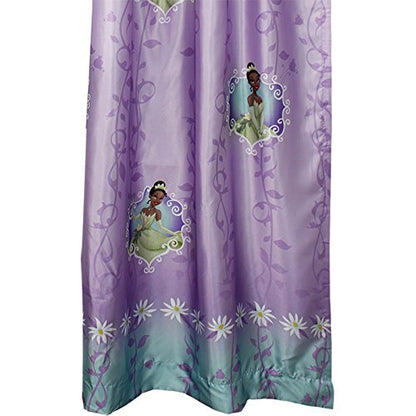 1pc Disney Princess and the Frog Drapery Panel Purple Tiana Window Curtain