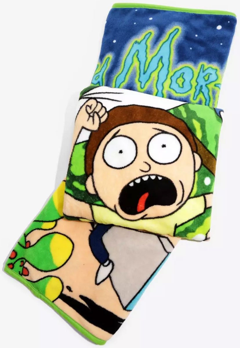 Rick and Morty Surface Plush Throw Blanket - 50" x 60"