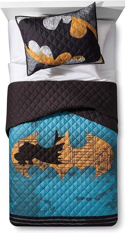 Batman Quilt Twin/Full and Sham