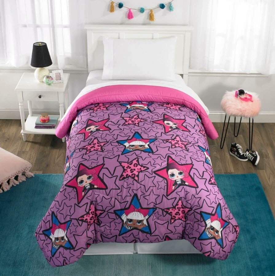 Franco Kids Bedding LOL Surprise Twin/Full Reversible Comforter