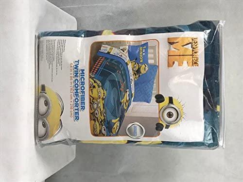 Despicable Me "1 in a Minion" Microfiber Twin Comforter WITH SHAM