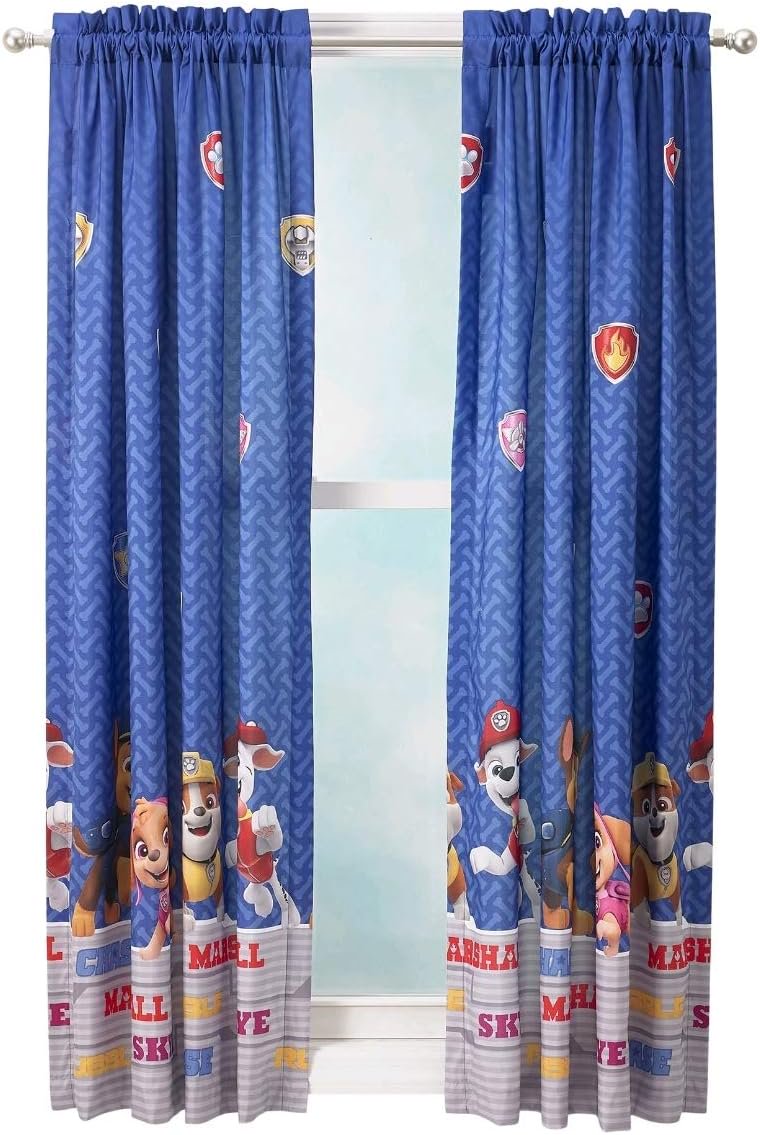 Paw Patrol Proud to Patrol Window Drapes - 1 Pair, 82" x 63"