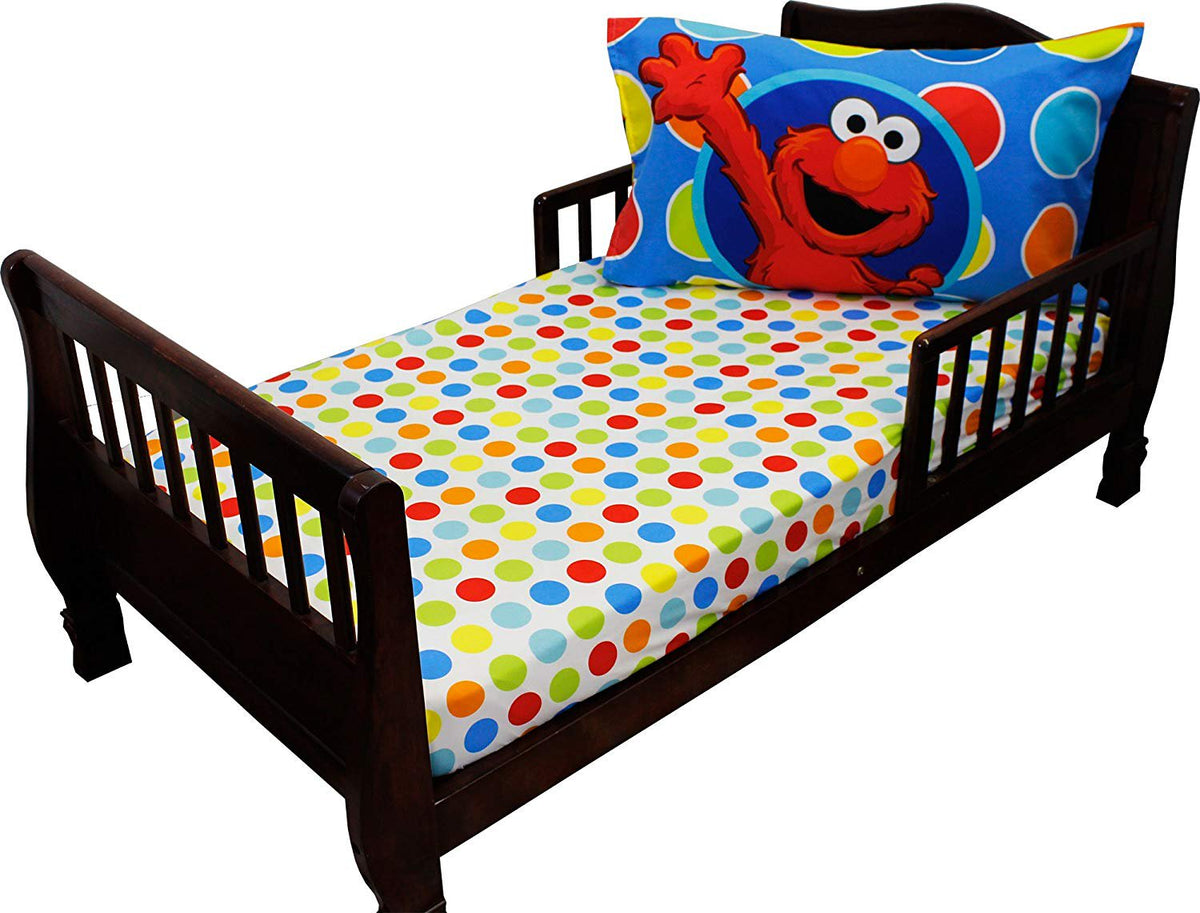 Sesame Street Elmo 4 - Piece Toddler Bedding Set