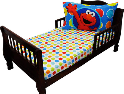 Sesame Street Elmo 4 - Piece Toddler Bedding Set