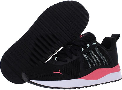 PUMA Womens Pacer Net Cage Sneakers Shoes Casual - Black - Size 6.5 M