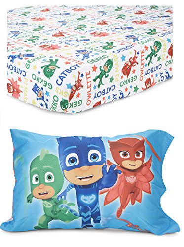 PJ Masks Catboy Owlete Gekko 4 pc Toddler Bed Set
