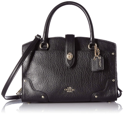 COACH Womens Grain Leather Mercer 24 Satchel