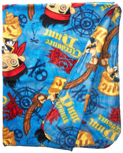 Disney's Jake & the Neverland Pirates, "Aye Matey" Character Pillow and Fleece Throw Blanket Set, 40" x 50", Multi Color