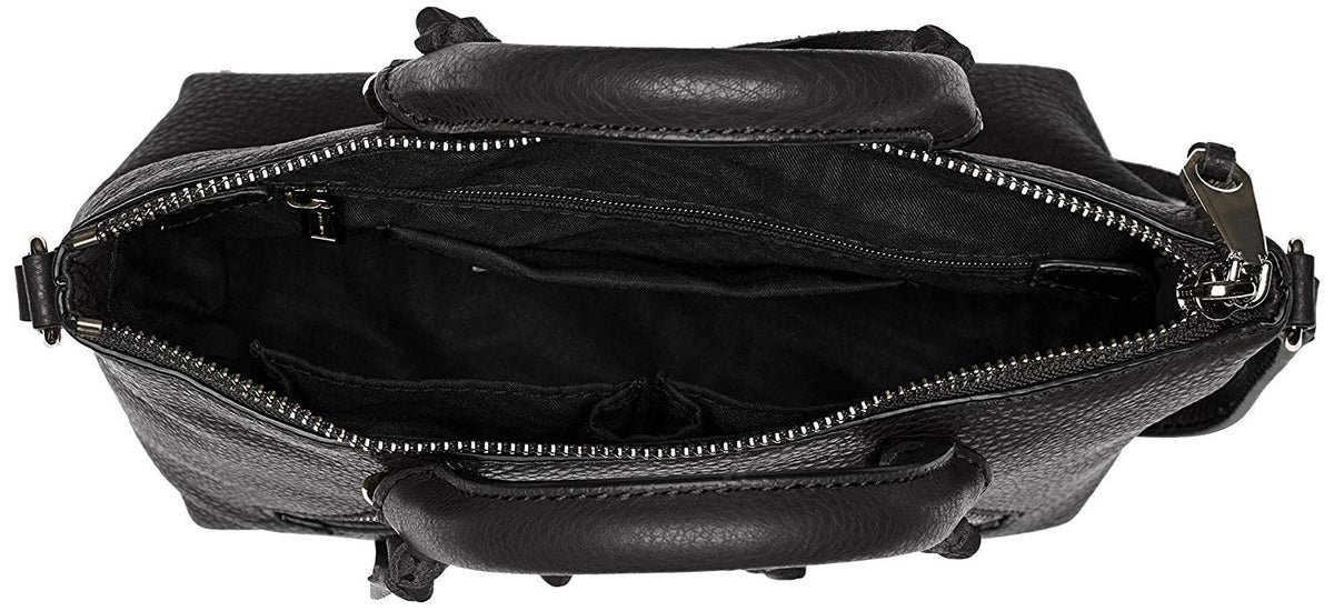 Rebecca Minkoff Micro Moto Satchel, Black