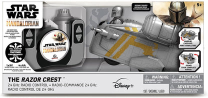 Star Wars - The Mandalorian 9" Remote Control Razor Crest, R/C Vehicle, Children Ages 5 Years and Up