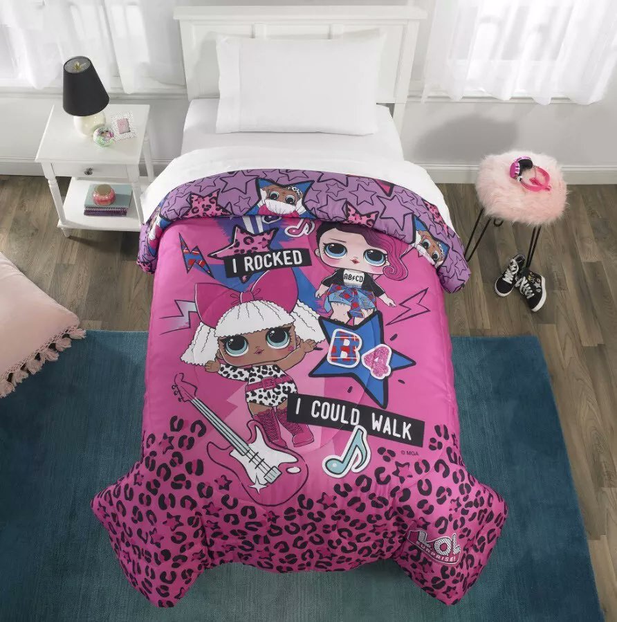 Franco Kids Bedding LOL Surprise Twin/Full Reversible Comforter