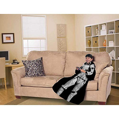 Star Wars, Fleet Commander Youth Comfy Throw Blanket with Sleeves, 48" x 48"