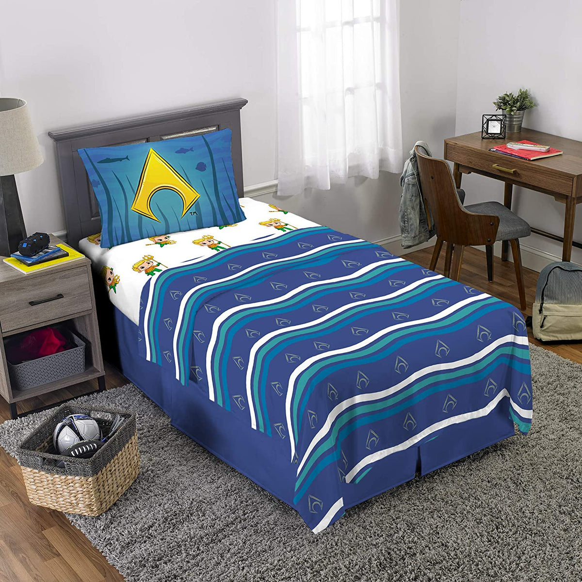 Franco Kids Bedding Super Soft Microfiber Comforter and Sheet Set