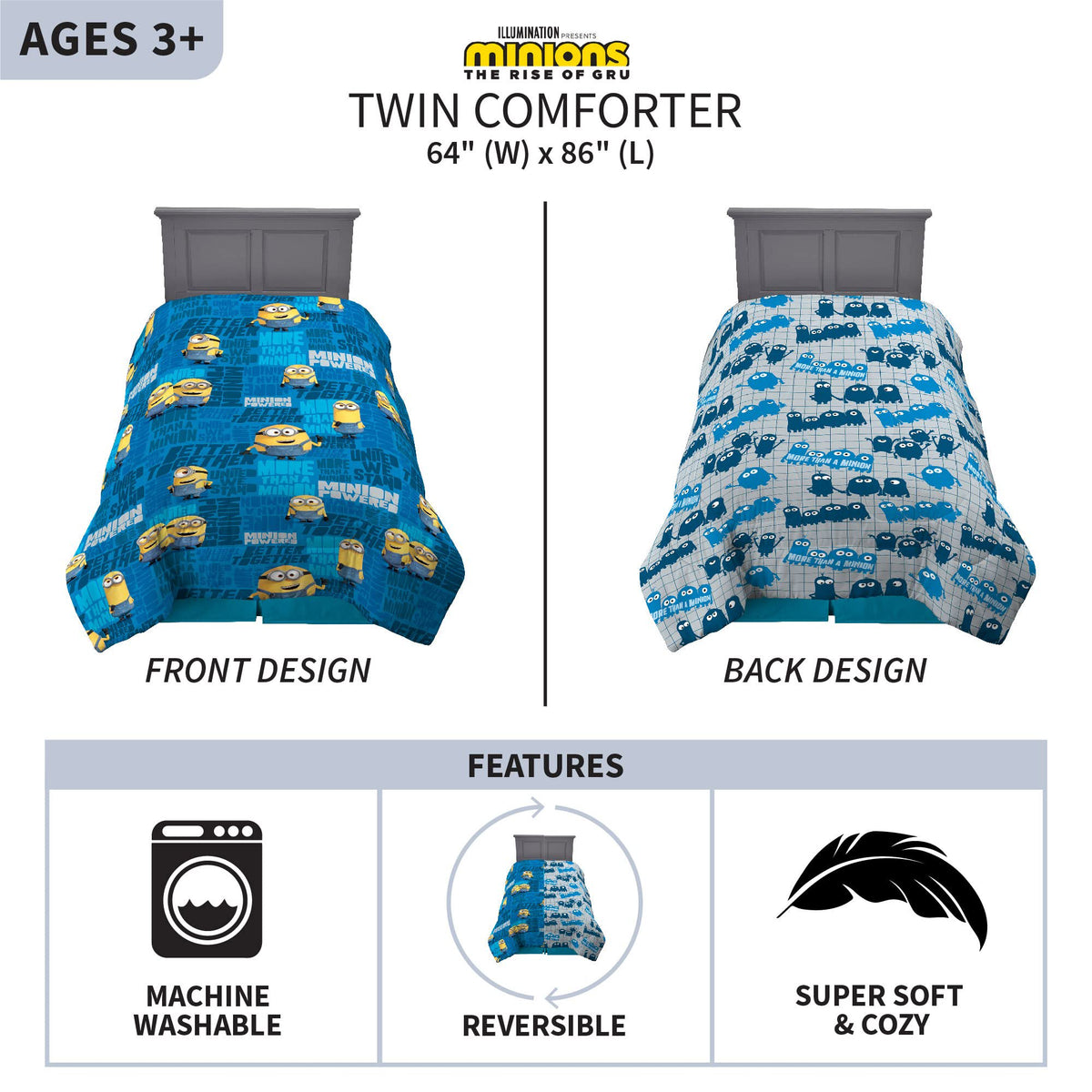 Franco Kids Bedding Soft Microfiber Comforter
