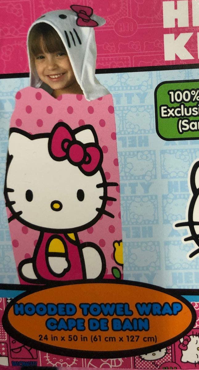 Hello Kitty Hooded Towel Wrap