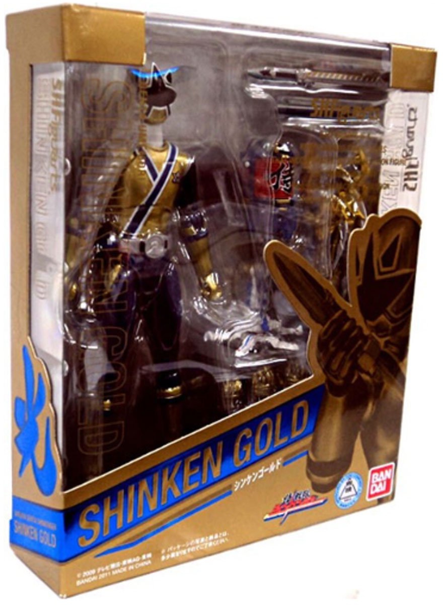Power Rangers Samurai S.H.Figuarts Exclusive 6 Inch Action Figure Shinken Gold