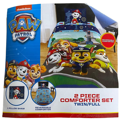 Franco Paw Patrol 2 Piece Twin/Full Size Comforter & Pillow Sham Set
