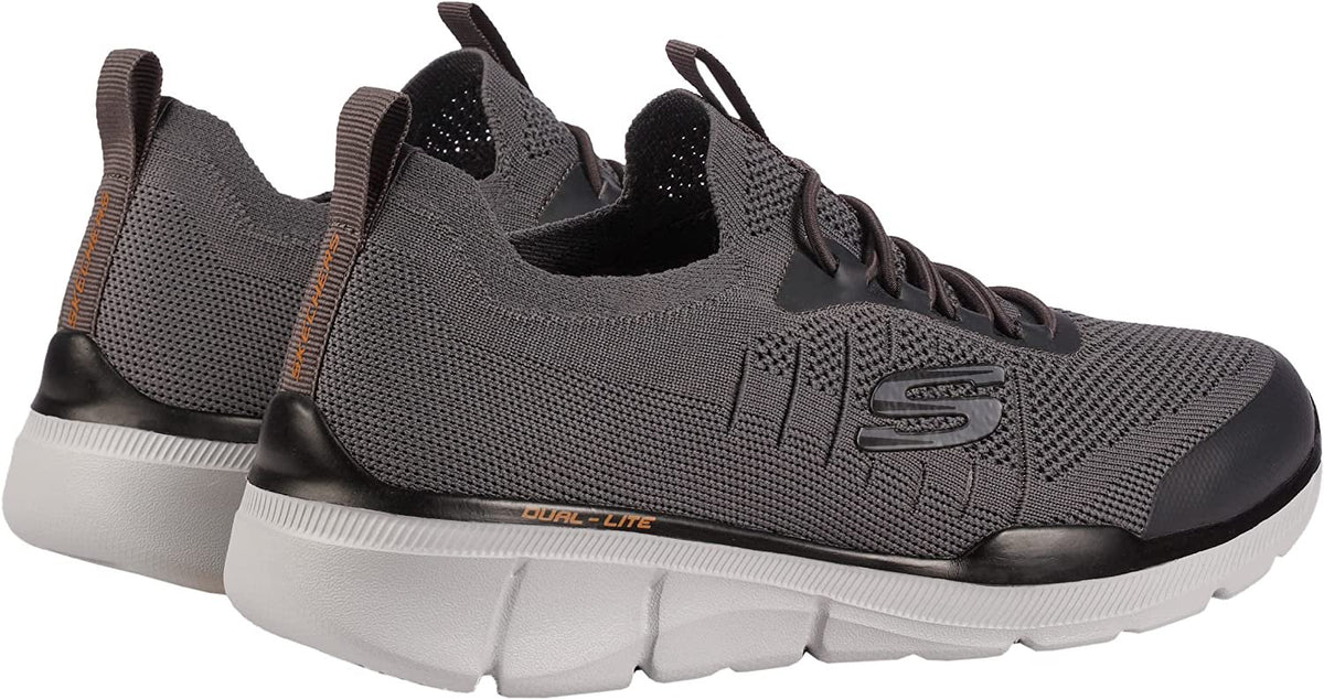 Skechers Men's Memory Foam Mesh Knit Bungee Lace Athletic Sneaker
