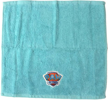 Paw Patrol Chase 2 Piece Kids Bath Set Mesh Hugger & Washcloth
