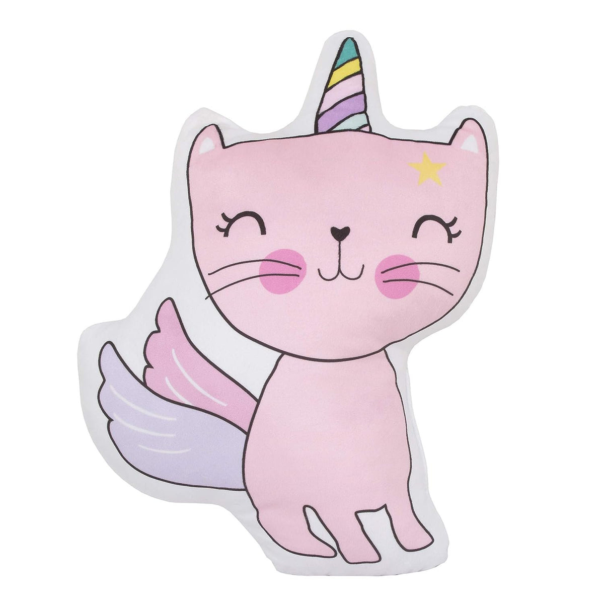 Everything Kids Caticorn Girl Power Decorative Pillow - 15" x 10"