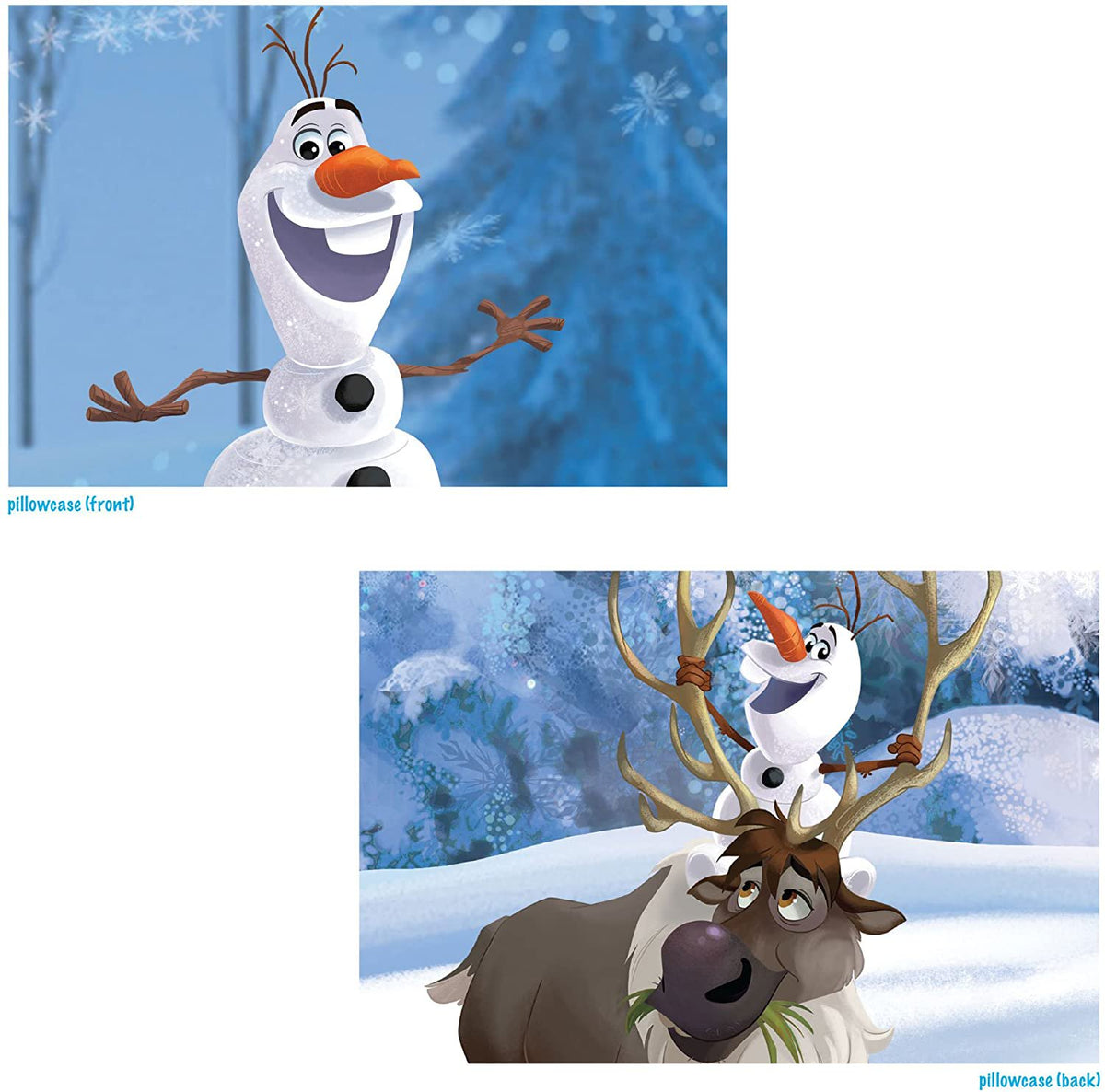 Frozen Build a Snowman Reversible Pillowcase