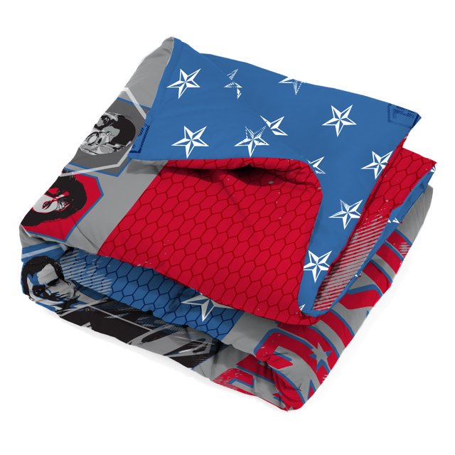 DC Comics Justice League 2 Piece Twin/Full Comforter and Sham Set