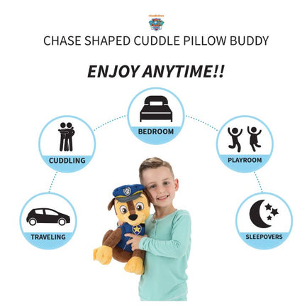 PAW Patrol Kids Chase Plush Cuddle Pillow Buddy